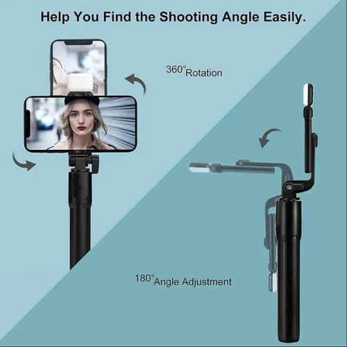 All-in-One Wireless Bluetooth Selfie Stick Tripod
